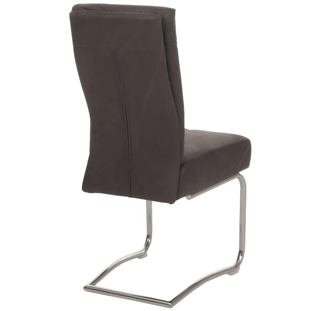 ESSZIMMERSTUHL Grau, Braun 6er-Set - Braun/Grau, Textil (46/105/60cm) - MCW