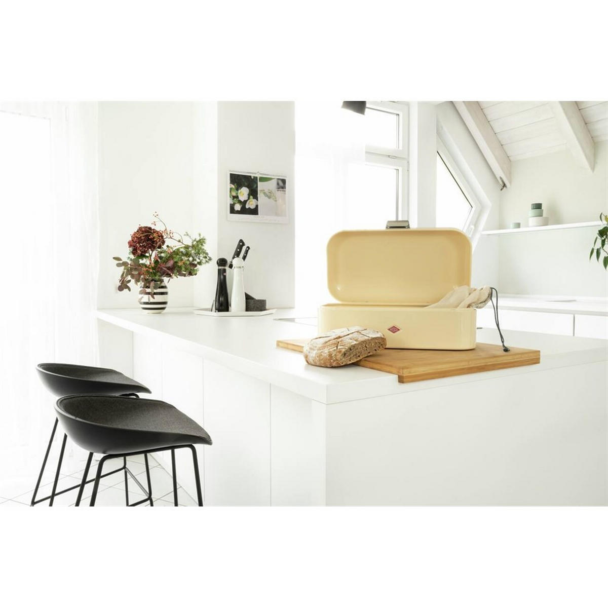 FRÜHSTÜCKSBOX Grandy Mandel - Beige, Metall (42/17/22cm) - Wesco