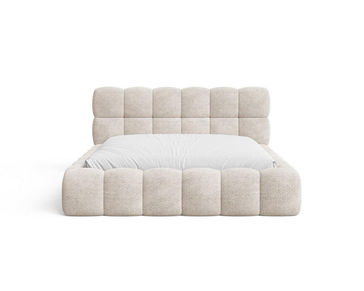 POLSTERBETT - Bett 19 - 180x200 - Beige (Arena 02) - Beige, Holzwerkstoff/Textil (180/200cm) - Möblo