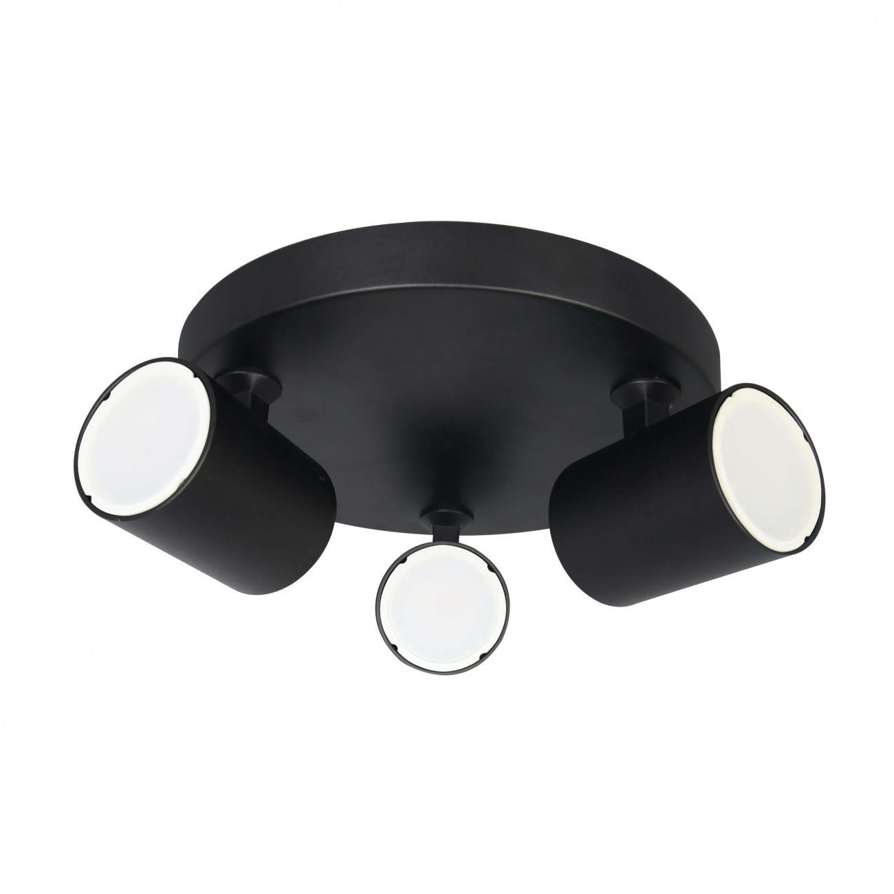 DECKENLEUCHTE Lima, Schwarz, 10.1cm - Schwarz, Metall (10/22/10.1cm) - KOSILUM