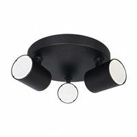 DECKENLEUCHTE Lima, Schwarz, 10.1cm - Schwarz, Metall (10/22/10.1cm) - KOSILUM