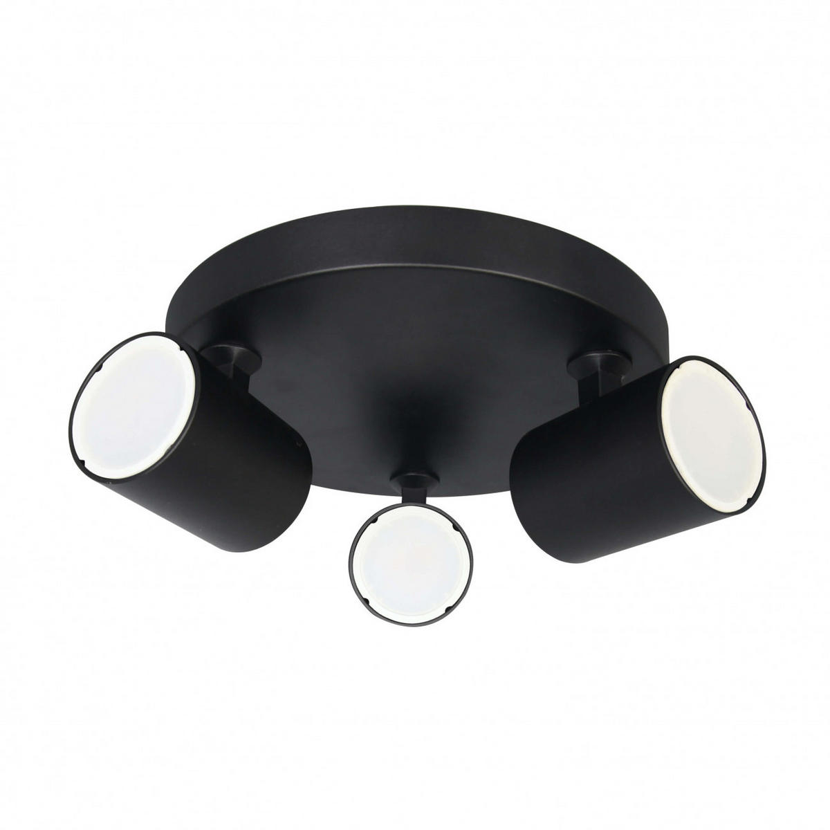 DECKENLEUCHTE Lima, Schwarz, 10.1cm - Schwarz, Metall (10/22/10.1cm) - KOSILUM