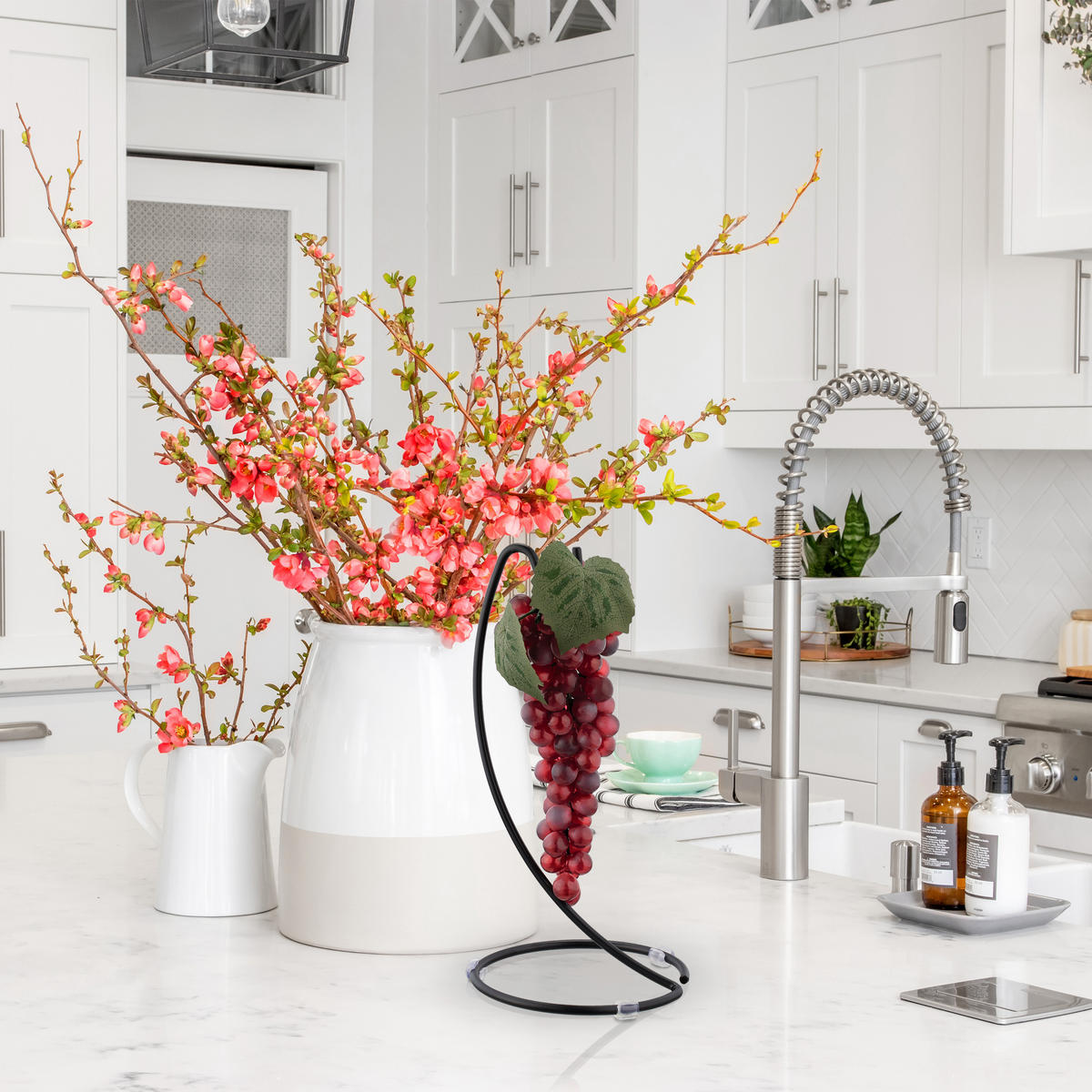 BANANENHALTER - Schwarz, Metall (17/33/17cm) - Relaxdays