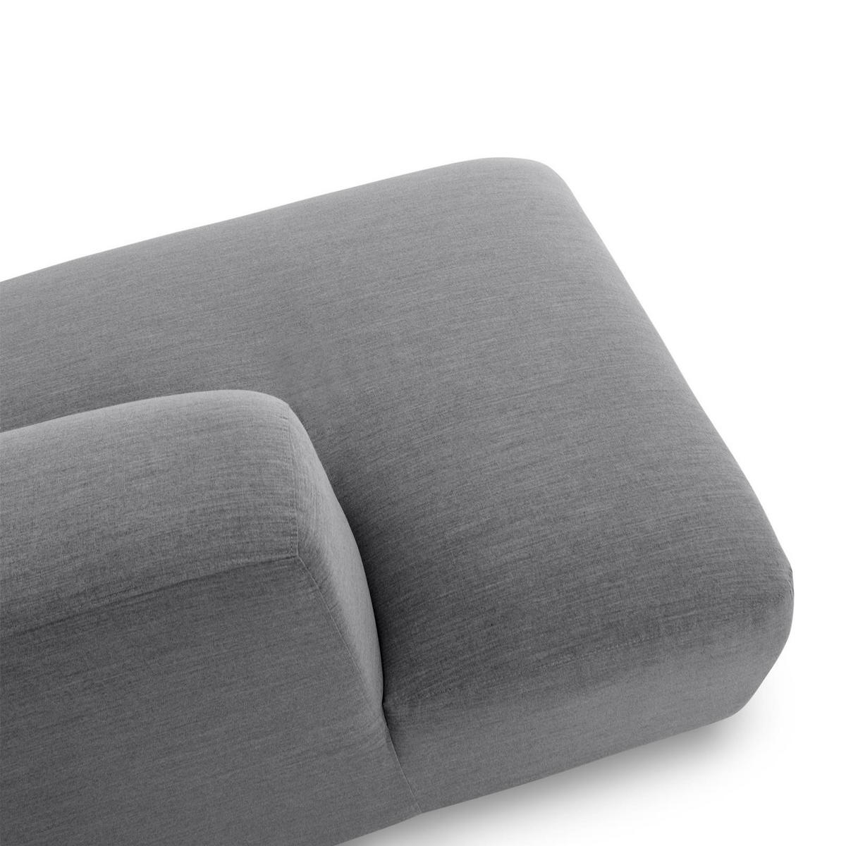 GARTENSOFA CALABRIA dunkelgrau - Dunkelgrau, Kunststoff (251/74/193cm) - IDIMEX