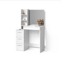 SCHMINKTISCH Ivera Weiß 79.9 cm - Weiß, Holzwerkstoff (79.9/127.4/40cm) - Livinity®
