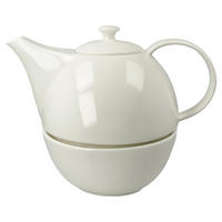 TEEKANNE MIT STÖVCHEN TableWare weiß 1,2 l - Weiß, Keramik (1.2L) - Goebel
