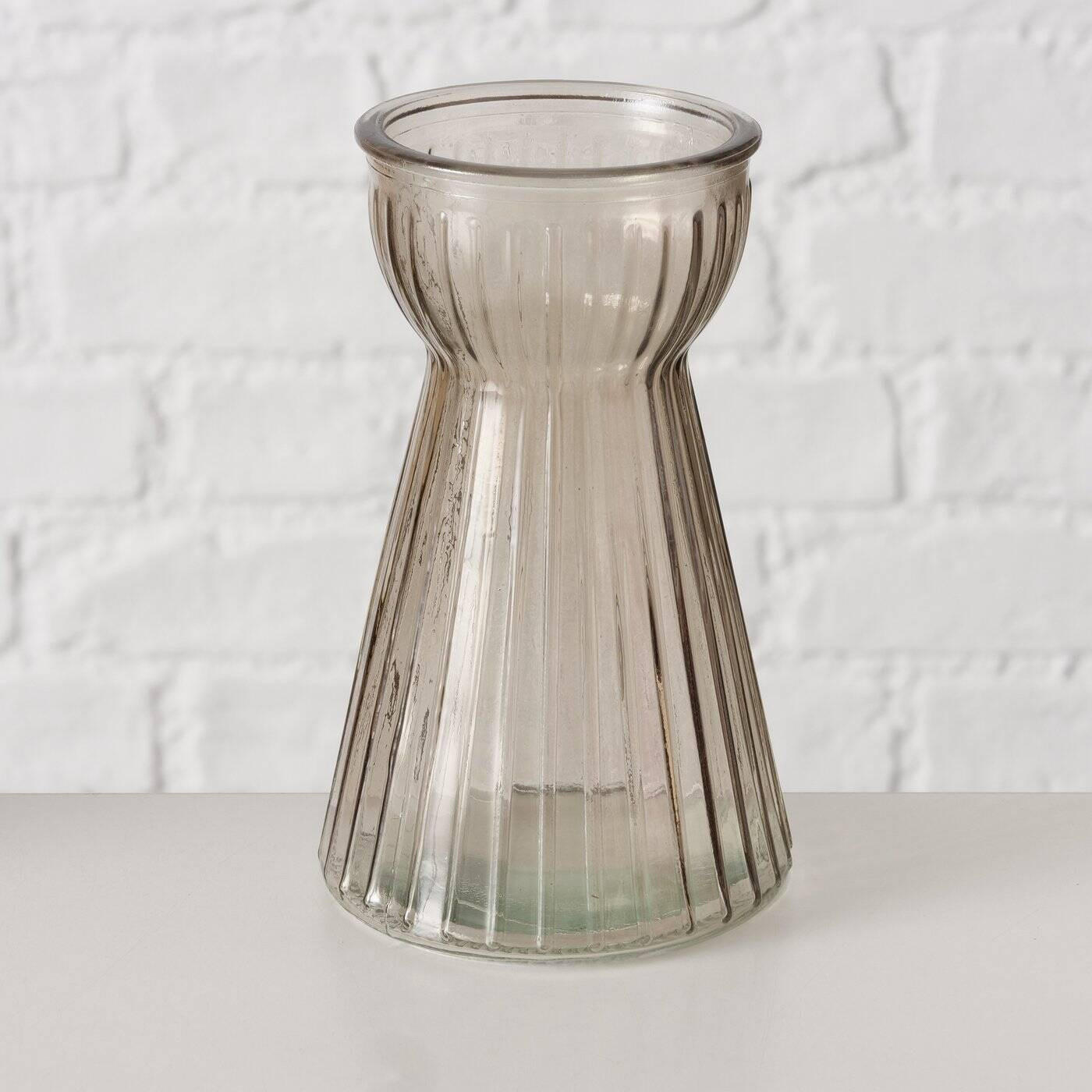 VASE Hyacintha 15 cm - Beige, Glas (15cm) - Boltze Home