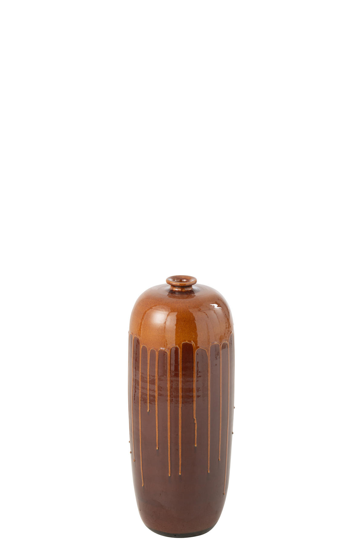 VASE LEE - Töpferei - Braun - S - 55 cm hoch - Braun, Keramik (55cm) - J-Line