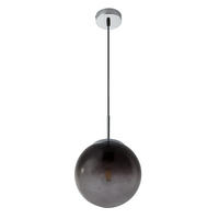 HÄNGELEUCHTE Glas Rauch Grau - Grau, Glas (20/20/120cm) - Globo Lighting