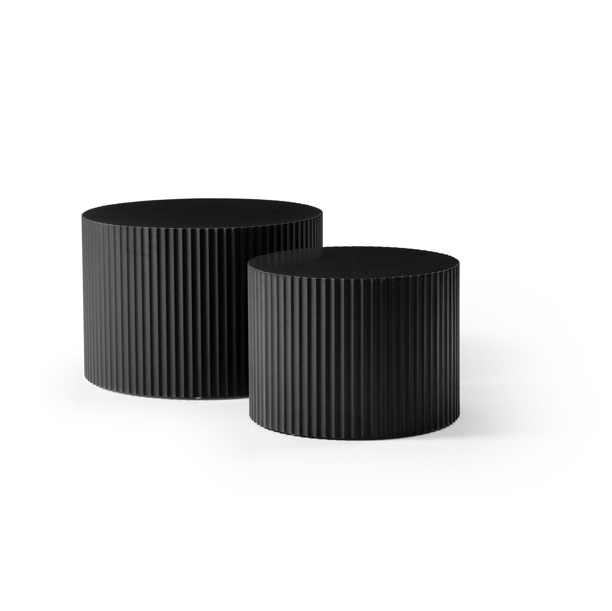 COUCHTISCH 60/60/40 cm schwarz aus MDF platzsparend - Schwarz, Holzwerkstoff (60/60/40cm) - OKMYHOME