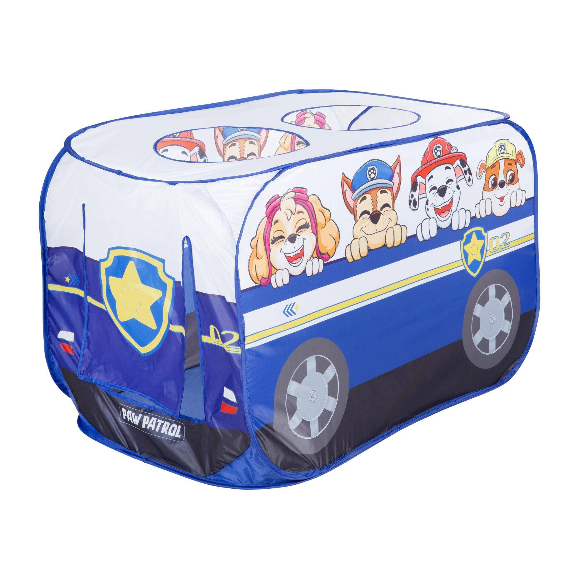 POP UP SPIELBUS Paw Patrol - Blau, Kunststoff (75/75/120cm) - Roba