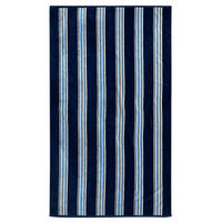 STRANDTUCH Frottee Velours Jacquard Milonga Marineblau 90x170 400g/m² - Blau, Textil (90/170cm) - LE COMPTOIR DE LA PLAGE