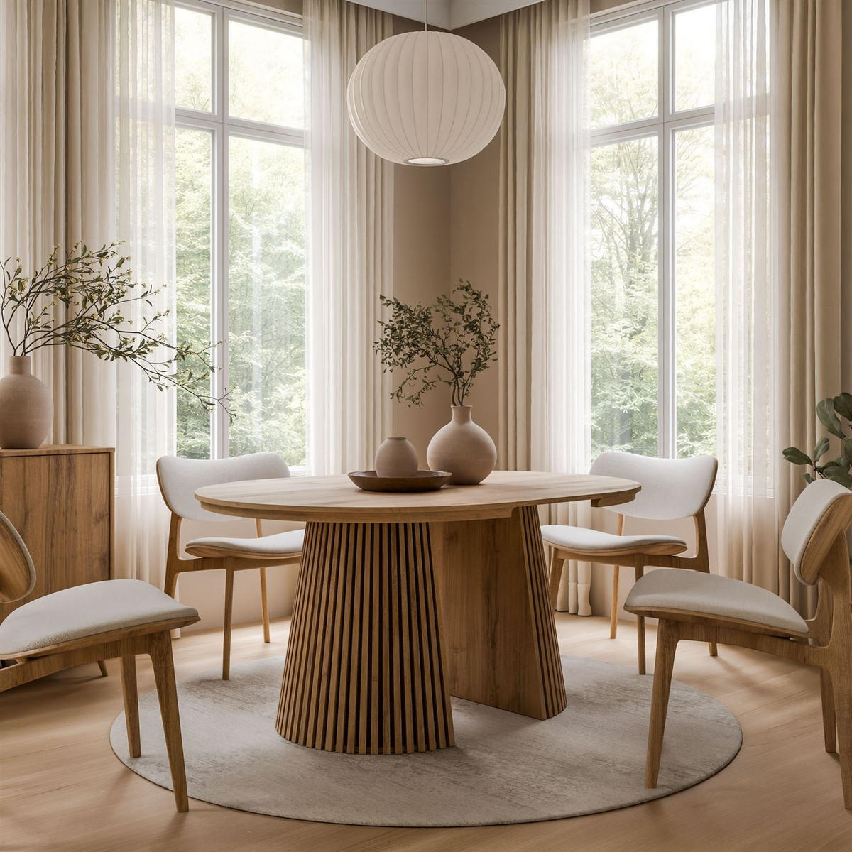 ESSTISCH MISTIC 120–200 cm - Eichefarben, Holzwerkstoff (120/120/75cm) - Lookway