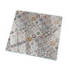 TISCHPLATTE 50x50 cm Mosaikmuster mit Ornamenten - Multicolor/Hellgrau, Glas (50/50/0.4cm) - TULUP