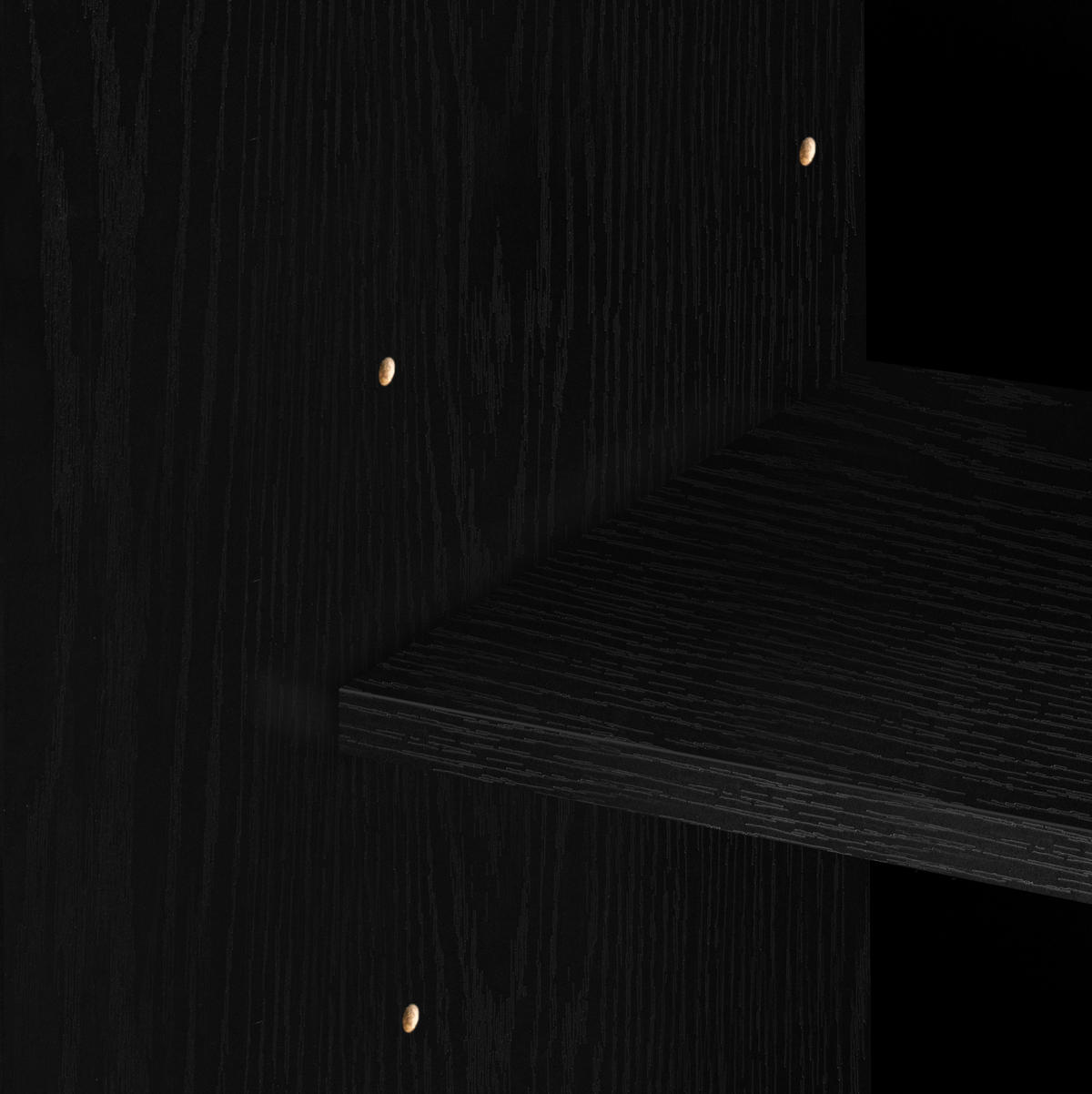 KÜCHENINSEL 120/92/40-60-80 cm Schwarz/Natur aus MDF mit Klapptisch - Schwarz, Holzwerkstoff (80/92/120cm) - OKMYHOME