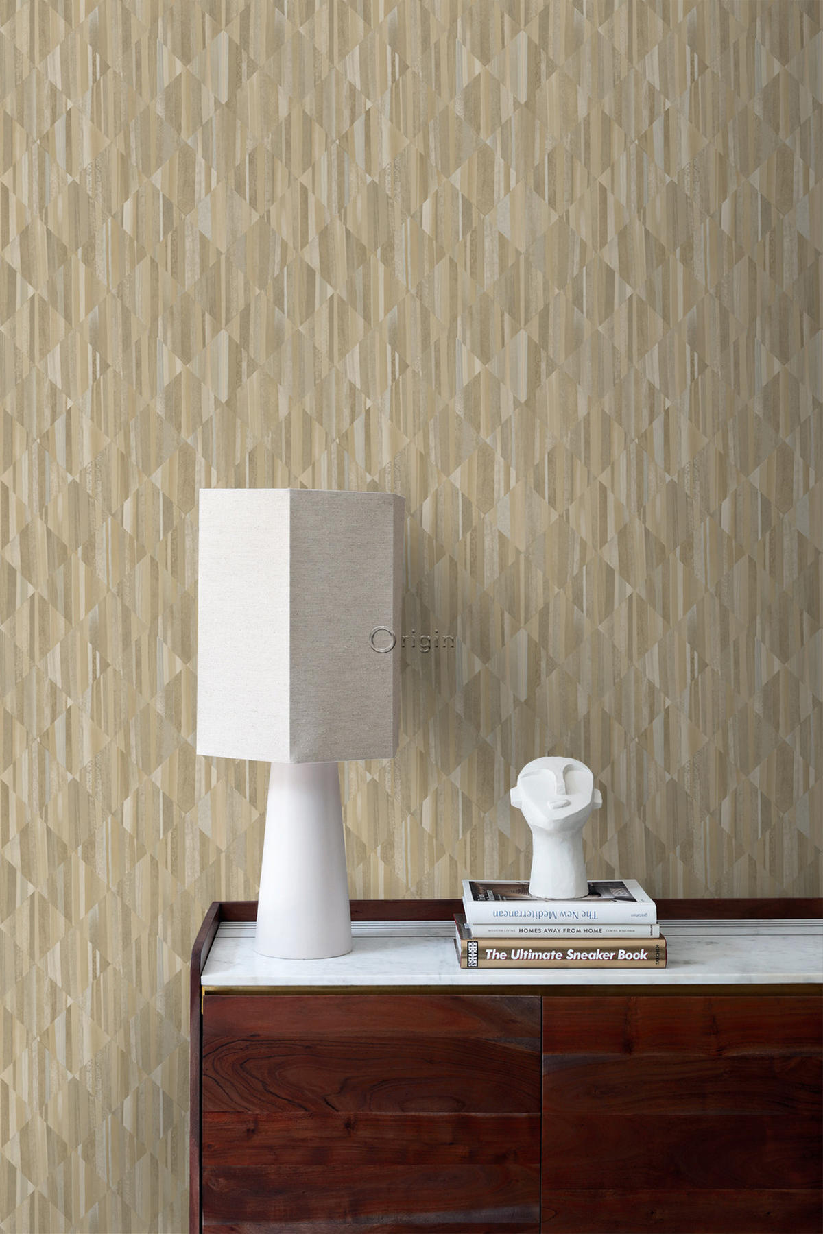 TAPETE 3D Holzoptik 50 x 900 cm - Beige, Papier (50/900cm) - Origin Wallcoverings