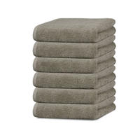 HANDTÜCHER, 6er-Set, 50x100 cm, 100% Baumwolle, Braun - Fango, Textil (50/100cm) - Zollner