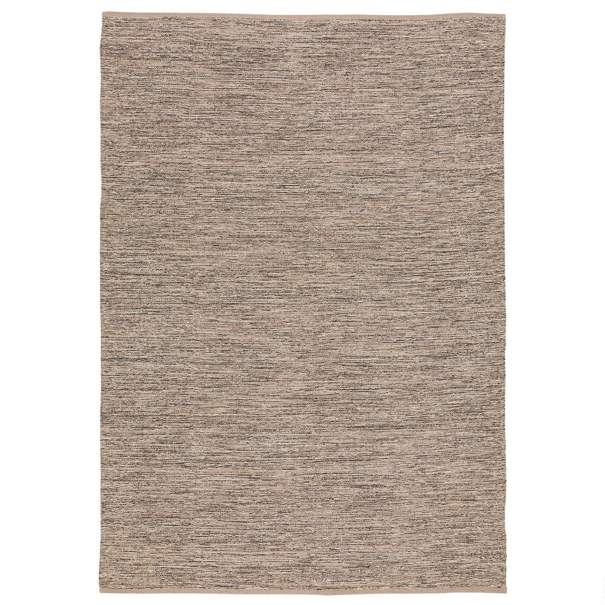 BAUMWOLLE NATUR KELIM TEPPICH EASY MELIERT - Braun, Textil (70/250cm) - Pergamon