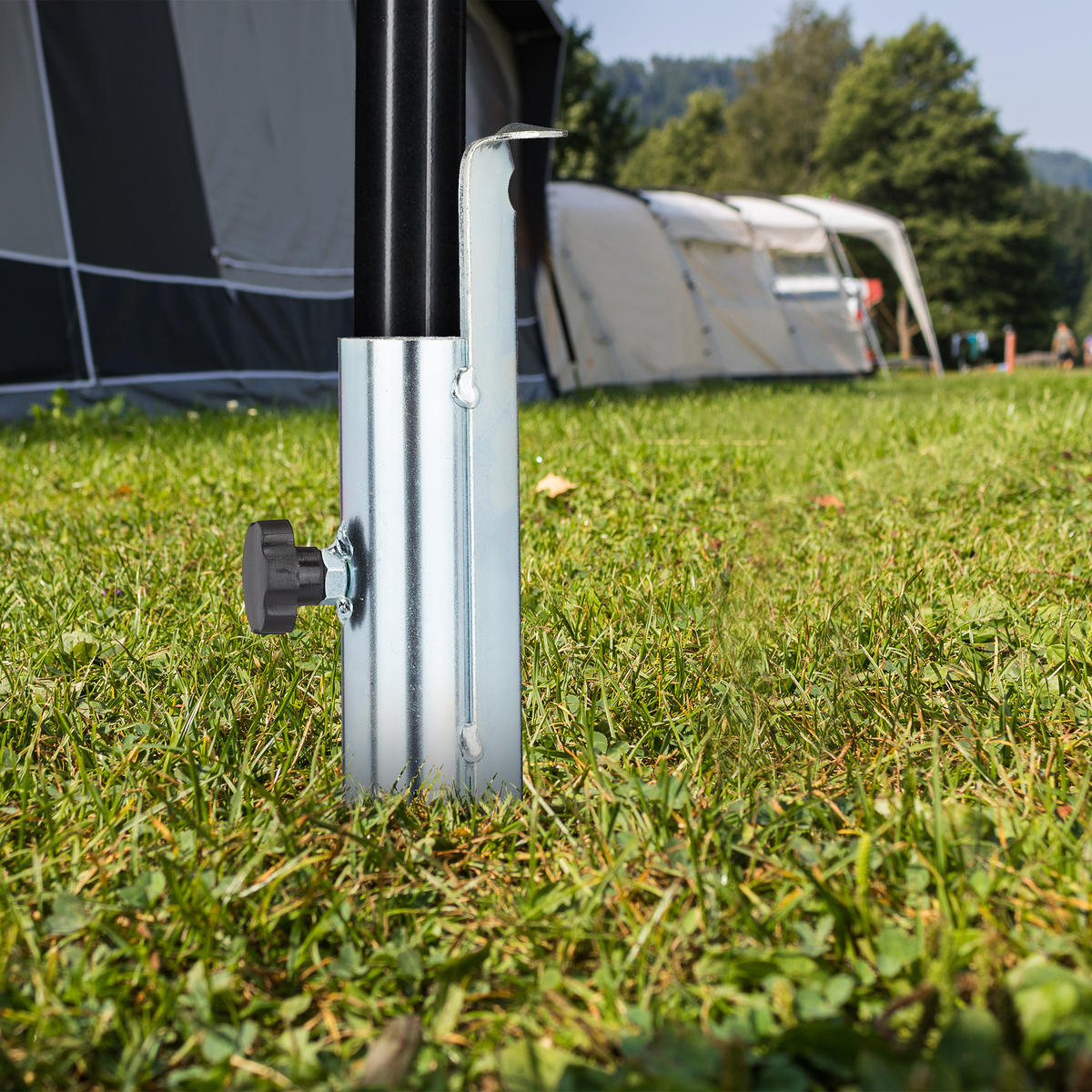 RASENDORN - Silberfarben, Metall (9/4cm) - Relaxdays