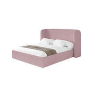 POLSTERBETT mit Bettkasten und Lattenrost, Boxbett ohne Matratze - ESTI 160x200 Rosa - Rosa, Holzwerkstoff/Textil (160/200cm) - ALTDECOR