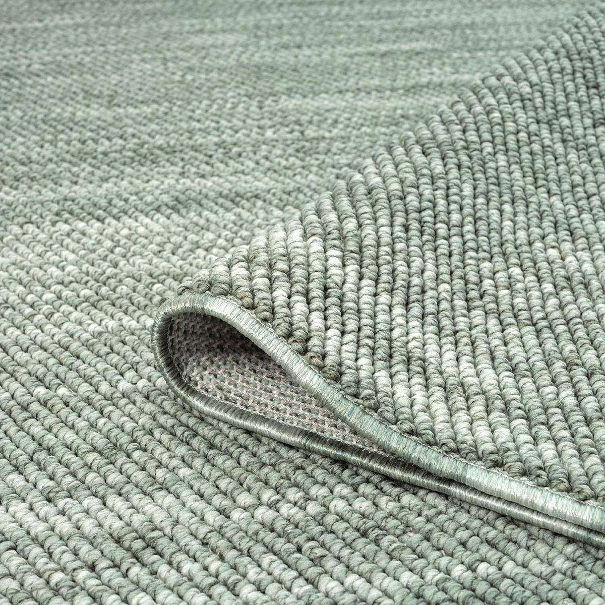 KURZFLOR-TEPPICH Lindo 8843 Grün 80x300 cm - Grün, Textil (80/300cm) - carpet city