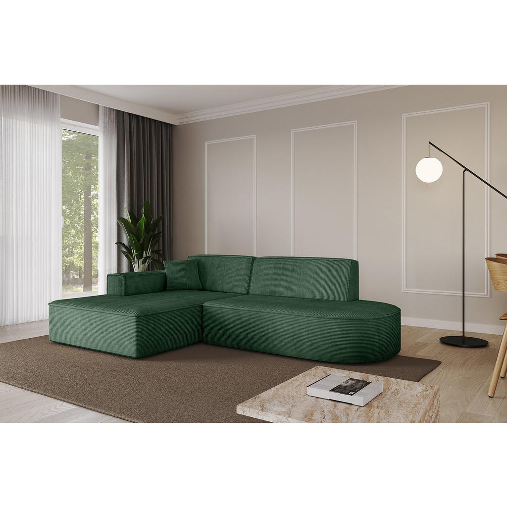 Thumbnail - Altdecor Ecksofa, Currygelb, Textil, 3-Sitzer, 232x165 cm, Wohnzimmer, Sofas & Couches, Wohnlandschaften, Ecksofas