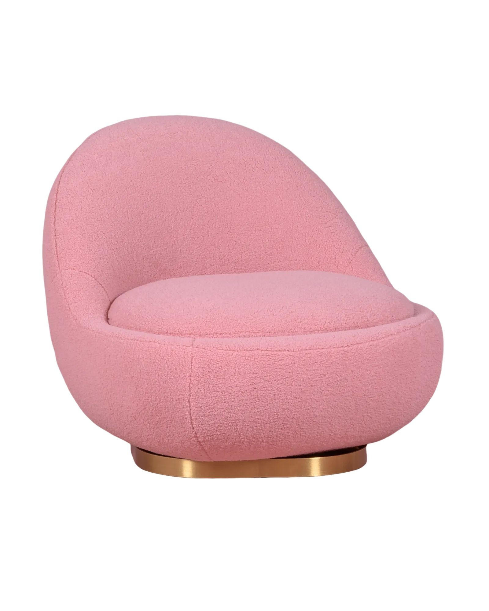 DREHSESSEL Baumwolle Pink - Pink, Textil (81/72/88cm) - Nest Dream