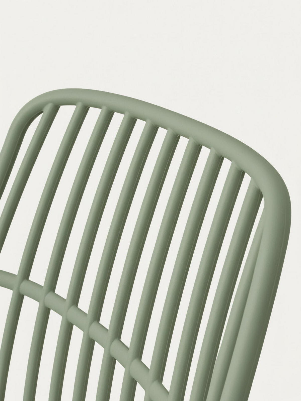 STUHL Taos Grün 45.5 cm x 82 cm - Grün, Kunststoff (45/82/55cm) - Kenay Home