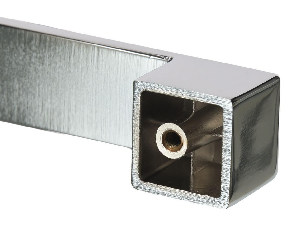 MÖBELGRIFF BA 160mm Küchengriff Chrom glänzend Badezimmer-Griff Badmöbelgriff - Chromfarben, Metall (2.3/2.4/19cm) - Livingpoint24