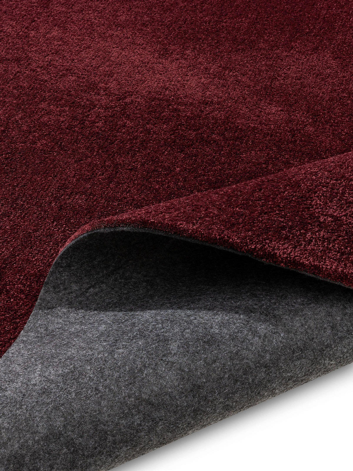TEPPICH Nina waschbar ø 150 cm rund - Rot, Kunststoff (150/150cm) - benuta Nest
