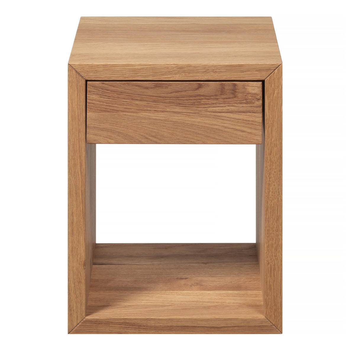 NACHTTISCH Hugo 2er Set, Eiche, 30/30/39 cm - Beige, Holz (30/39/30cm) - WOODEK