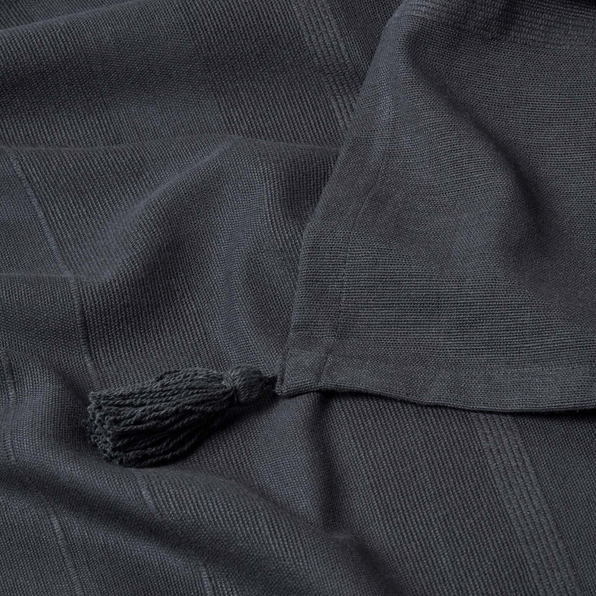 TAGESDECKE Rajput 255/360 cm, 100% Baumwolle - Schwarz, Textil (225/360cm) - Homescapes