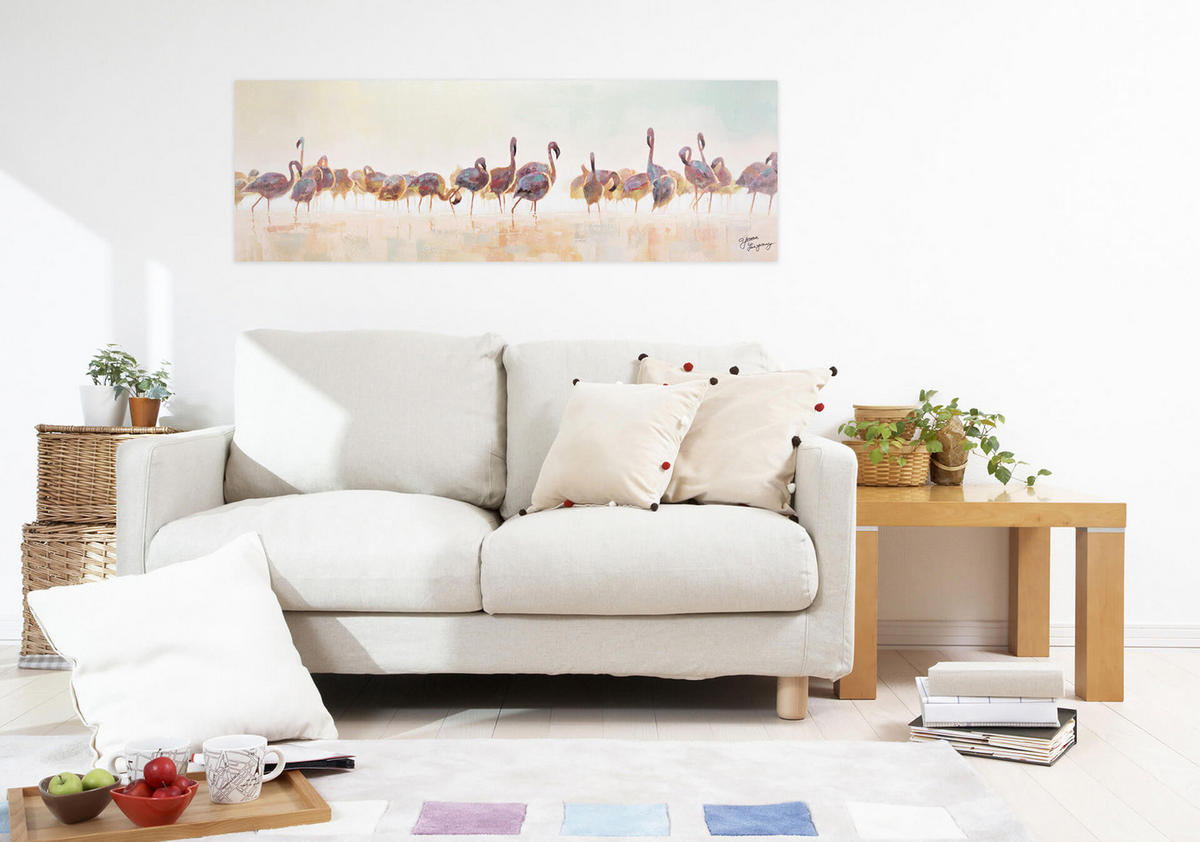 ÖLGEMÄLDE 150/50 cm - Braun, Holz/Textil (1.74/50cm) - KUNSTLOFT