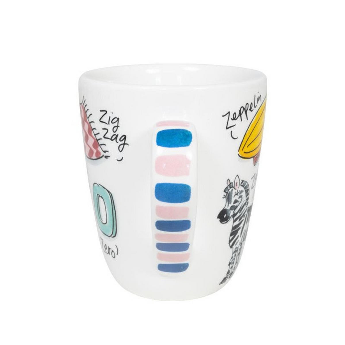 BECHER Love Letter Z in Bunt - 350 ml - Multicolor, Keramik (0.35L) - Blond Amsterdam