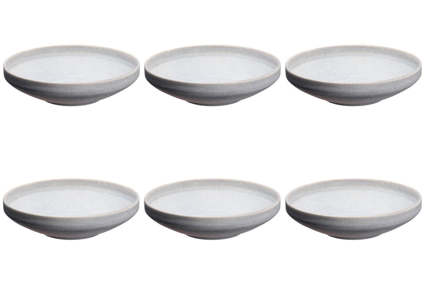 SUPPENTELLER Stone Ø20cm - 6er-Set - Mondgrau - Grau, Keramik (20cm) - Björn