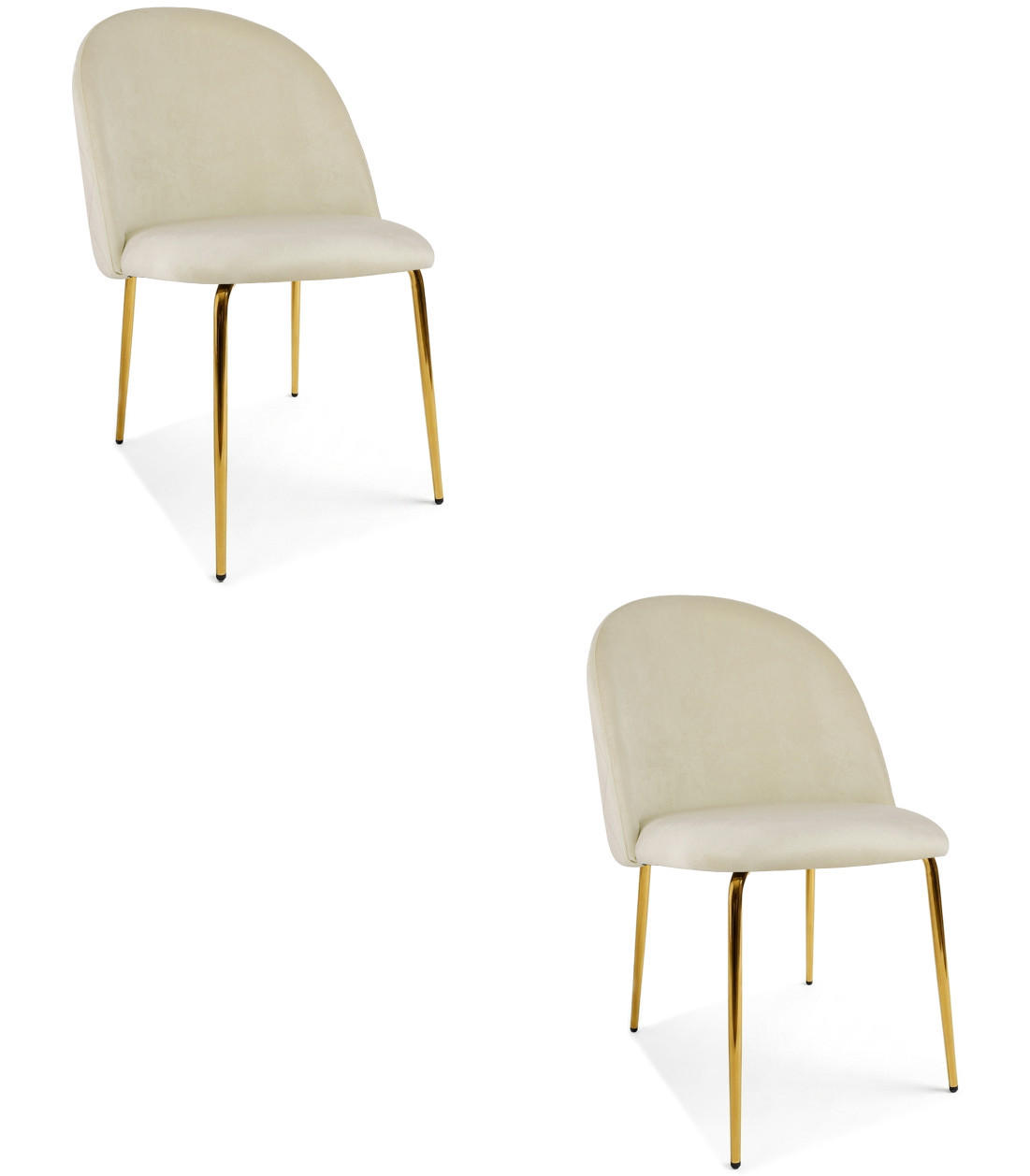 XXXLutz Stuhl Beige 49x41x55 cm