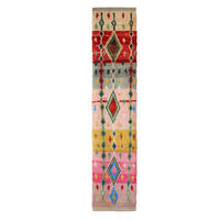 BERBERTEPPICH Teppichläufer marokkanisch aus reiner Wolle mehrfarbig - Multicolor, Naturmaterialien (140/200cm) - AFK Living