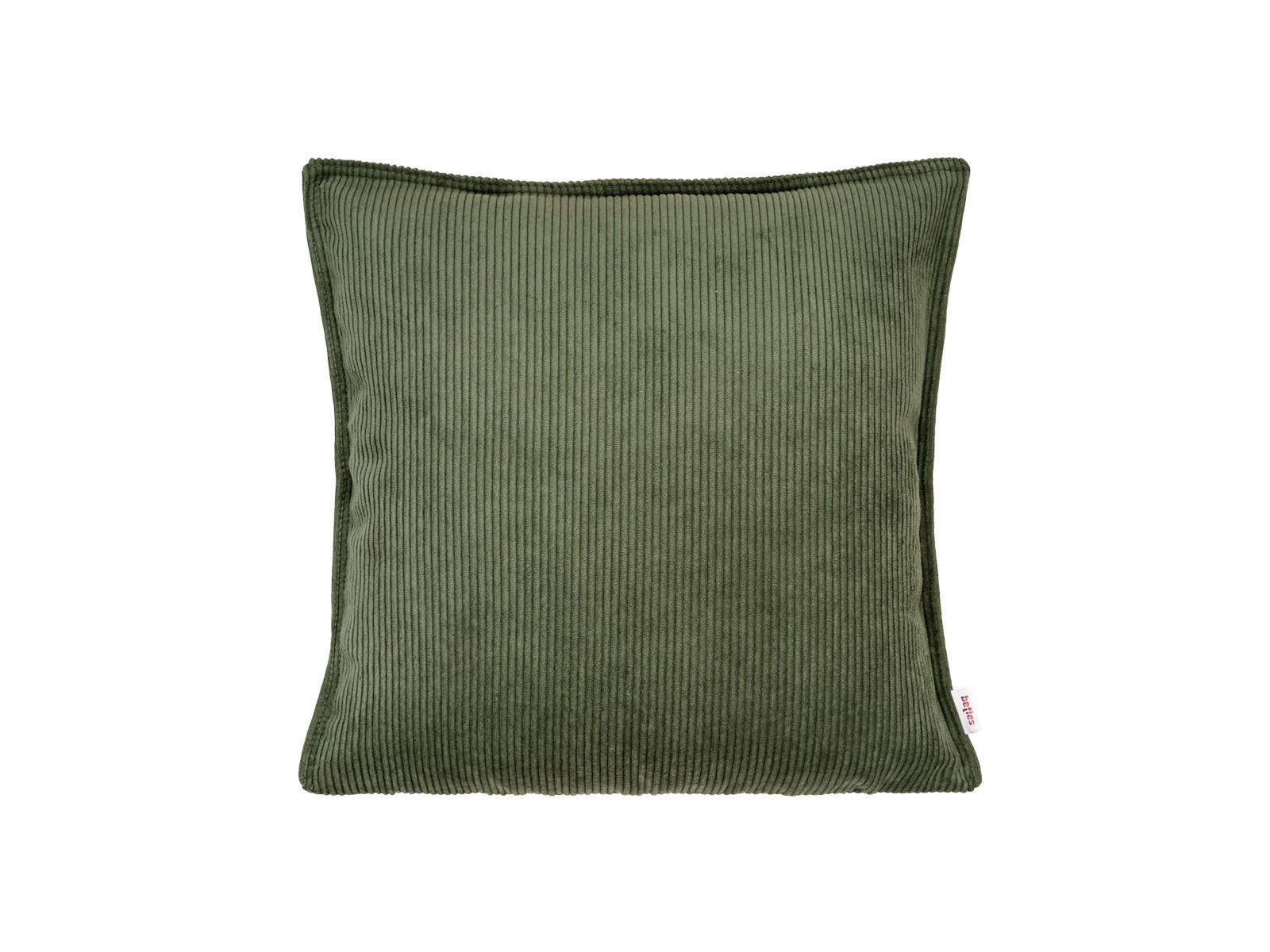 KISSENHÜLLE HYggelig No.1 bamboo-grün Cord-Samt 40/40 cm - Grün, Textil (40/40cm) - beties Heimtextil