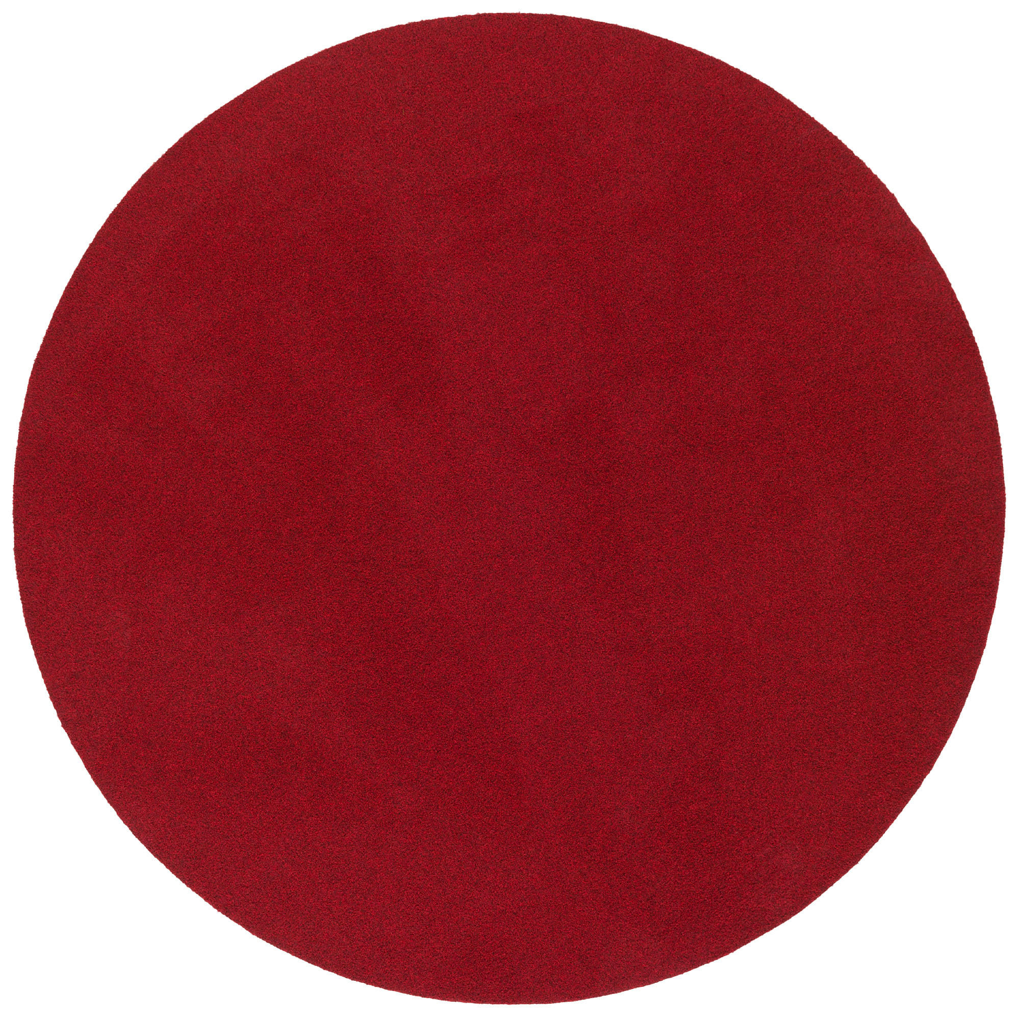 KUNSTRASEN RASENTEPPICH MIT NOPPEN KINGSTON RUND - Rot, Textil (133/133cm) - Snapstyle