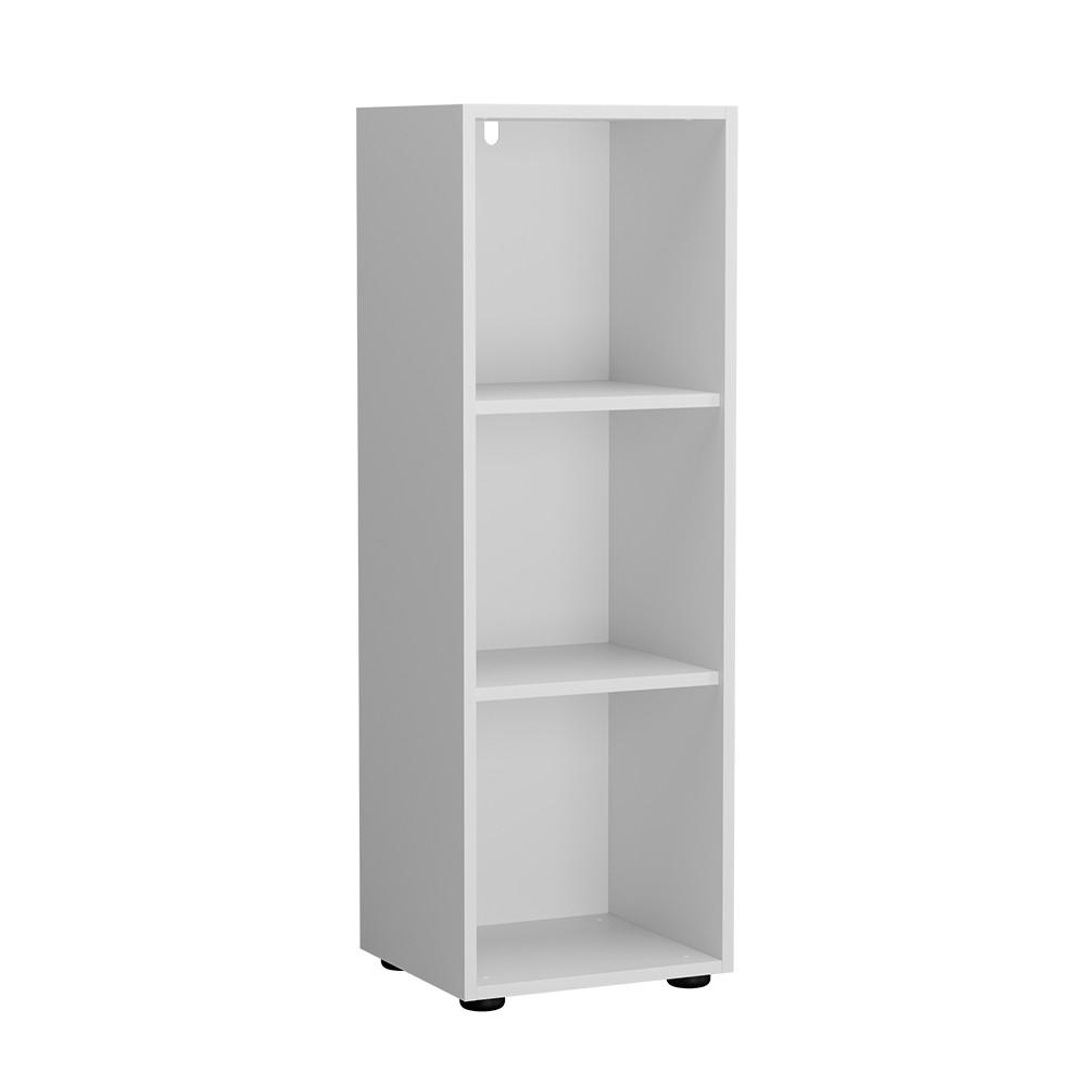 KINDERREGAL Estell Weiß 36.2 x 107.6 cm 3 Fächer - Weiß, Holzwerkstoff (36.2/107.6/32.1cm) - Vicco