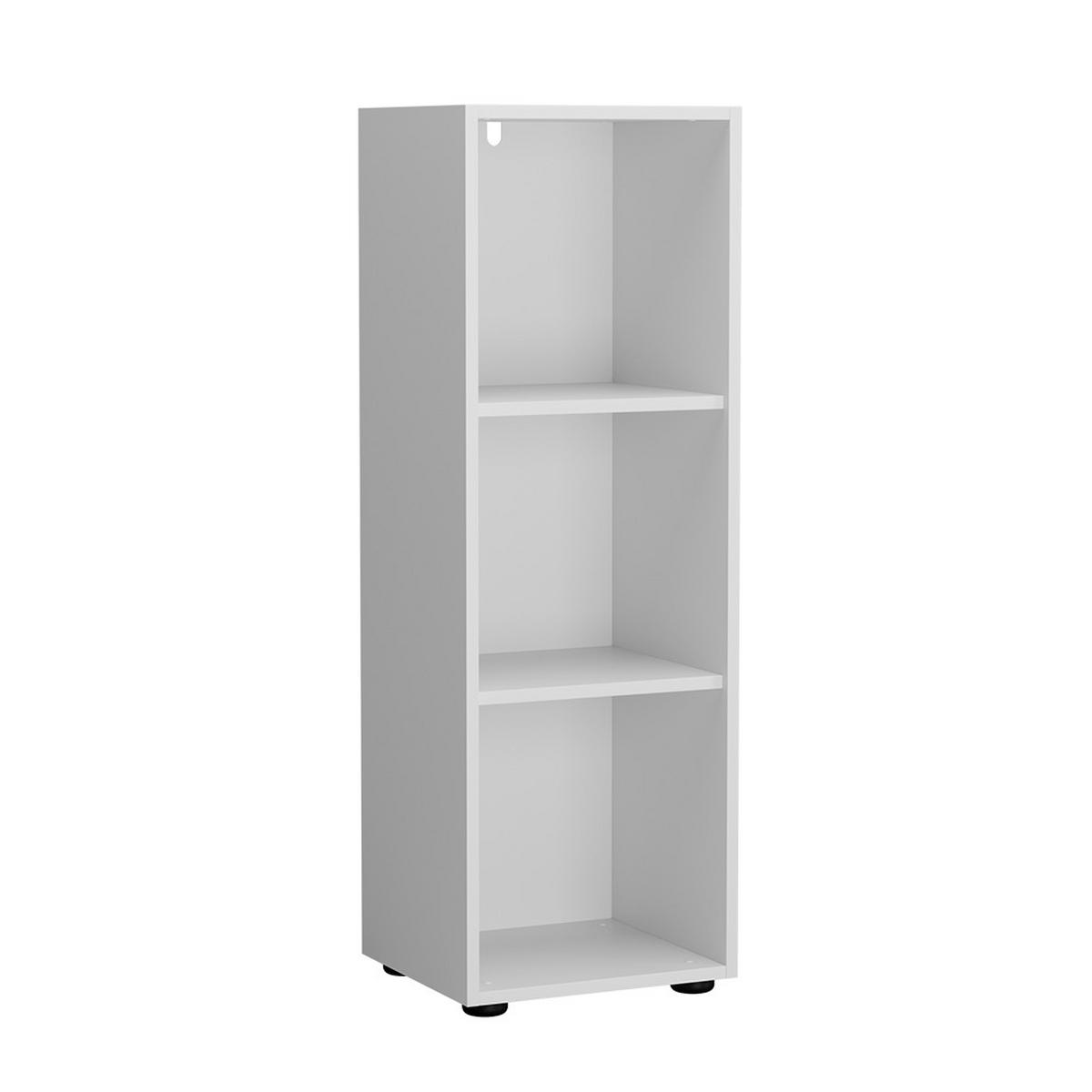 KINDERREGAL Estell Weiß 36.2 x 107.6 cm 3 Fächer - Weiß, Holzwerkstoff (36.2/107.6/32.1cm) - Vicco