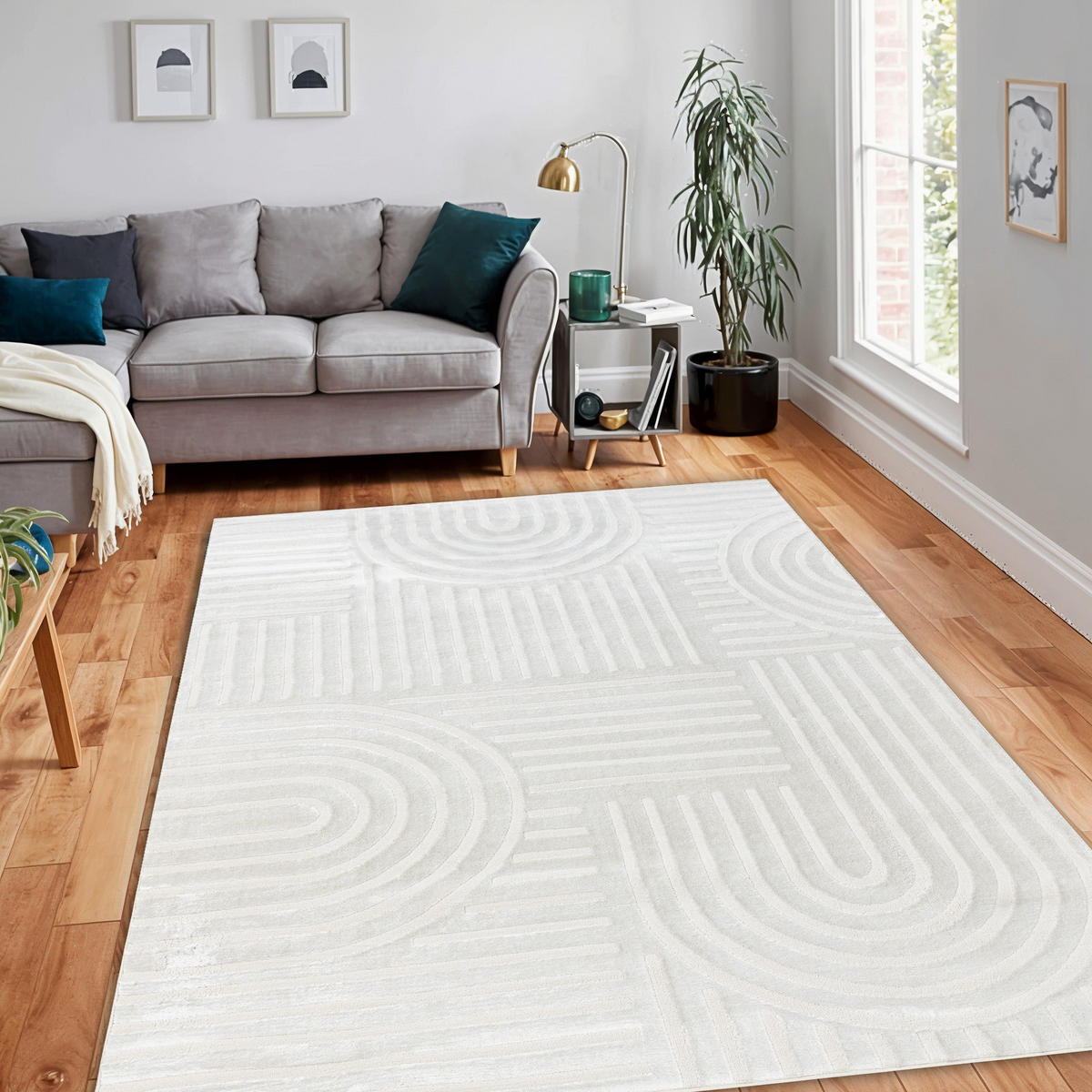 TEPPICH Balance 180/270 cm - Creme, Textil (180/270cm) - rugsX