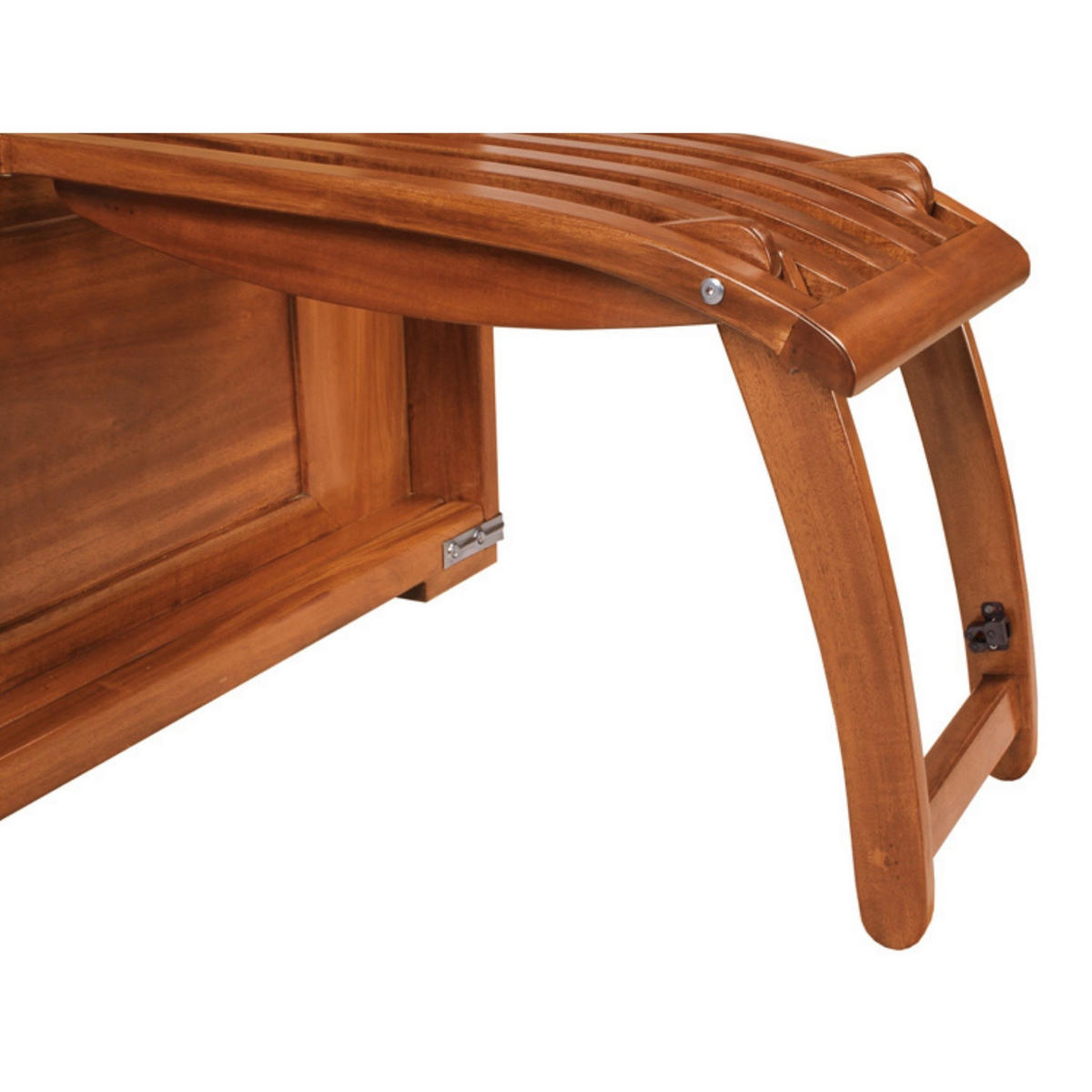 STRANDKORB Seeblick 2 Sitzer Mahagoni - Braun/Grau, Metall (125/170/80cm) - Mr. Deko