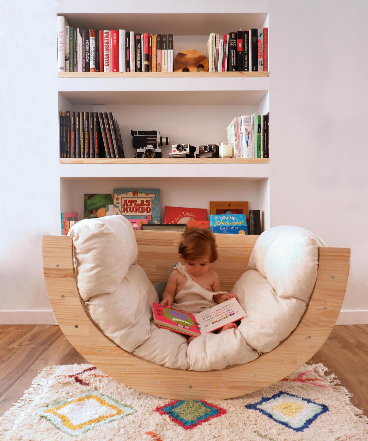 MONTESSORI-LERNBOGEN aus massivem Kiefernholz FIT ARCH - Beige, Holz (60/60/100cm) - RNT By Really Nice Things
