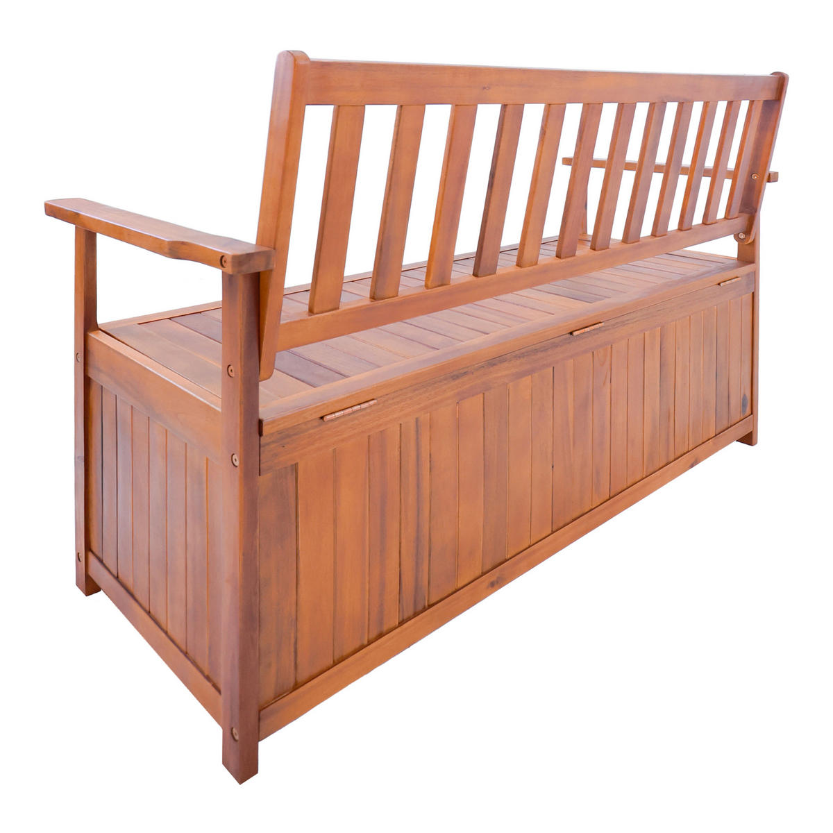 GARTENBANK Avezzano - Akaziefarben, Holz (60/88/130cm) - [en.casa]