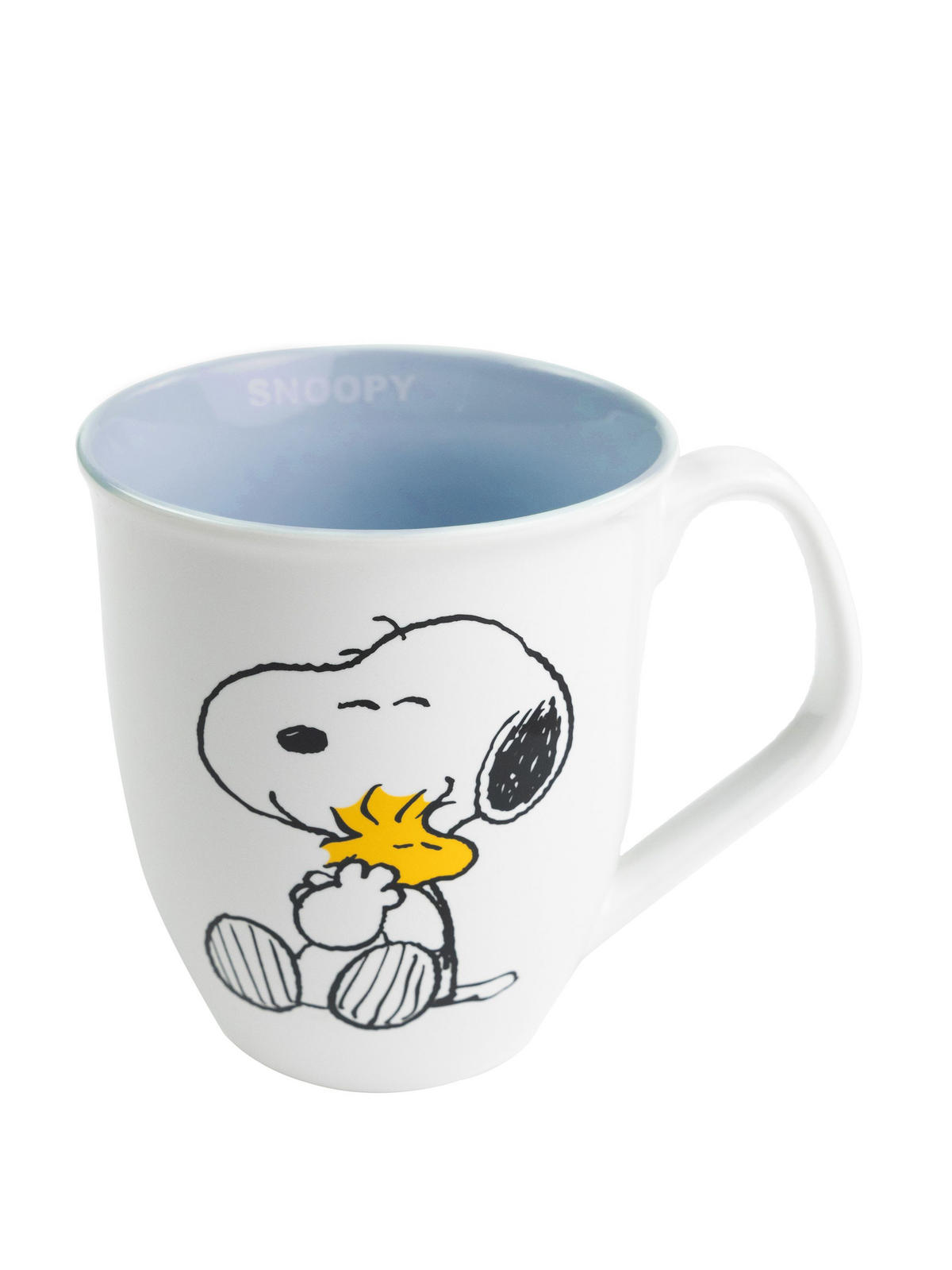 KAFFEEBECHER The Peanuts Snoopy Blau/Weiß 280 ml - Multicolor, Keramik (0.28L) - United Labels