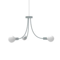 HÄNGELEUCHTE - Grau, Metall (60/60/40cm) - Lumicom