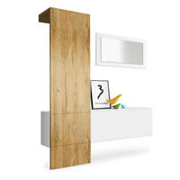 GARDEROBE Carlton Paneel in Eiche Nature - Eichefarben, Holzwerkstoff (156/193/35cm) - Vladon