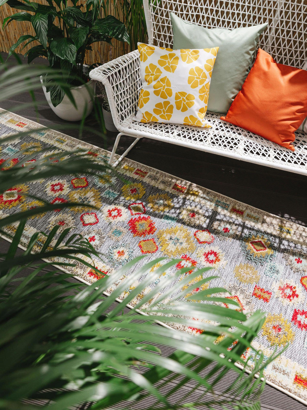 OUTDOOR-LÄUFER Noelia 70/240 cm - Multicolor, Kunststoff (70/240cm) - benuta Nest