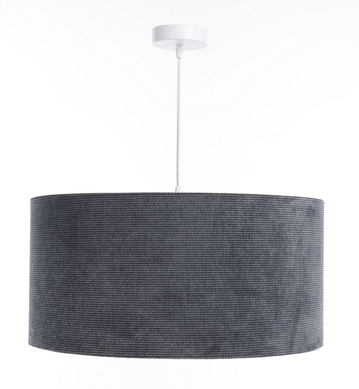 HÄNGELEUCHTE Grau 60/30 cm - Silberfarben/Grau, Kunststoff (60/0.8/30cm) - ONZENO